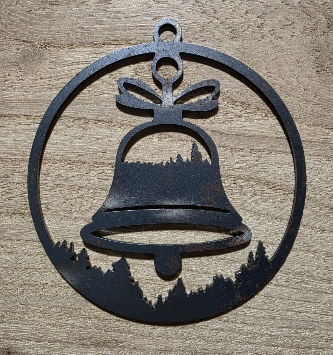 Christmas Bell Metal Ornament, image 2